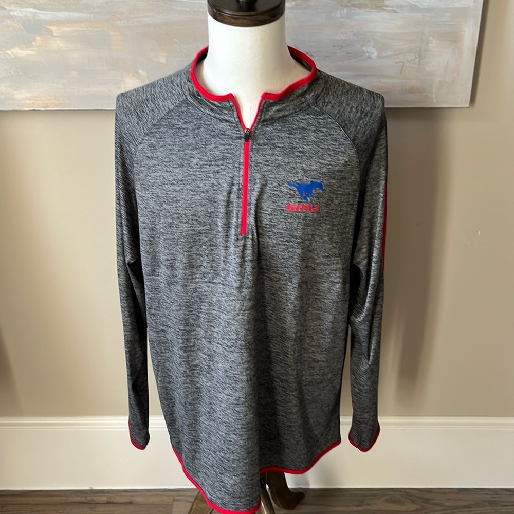 SMU Mustangs dri-fit quarter zip by Colosseum
